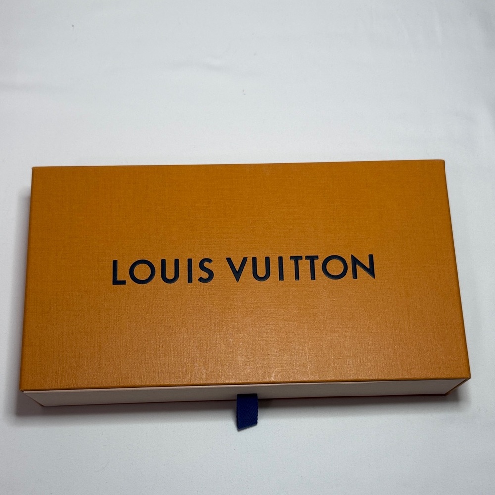 Louis Vuitton Orange and Blue Storage Box #040